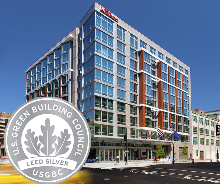 Hilton Garden Inn Washington D.C./Georgetown Awarded LEED® Silver Building Certification